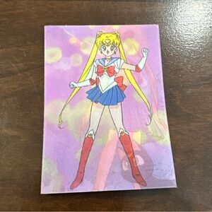 Rare Sailor Moon DART Trading Card L-6 Moon/Usagi Lenticular Card DIC 1997